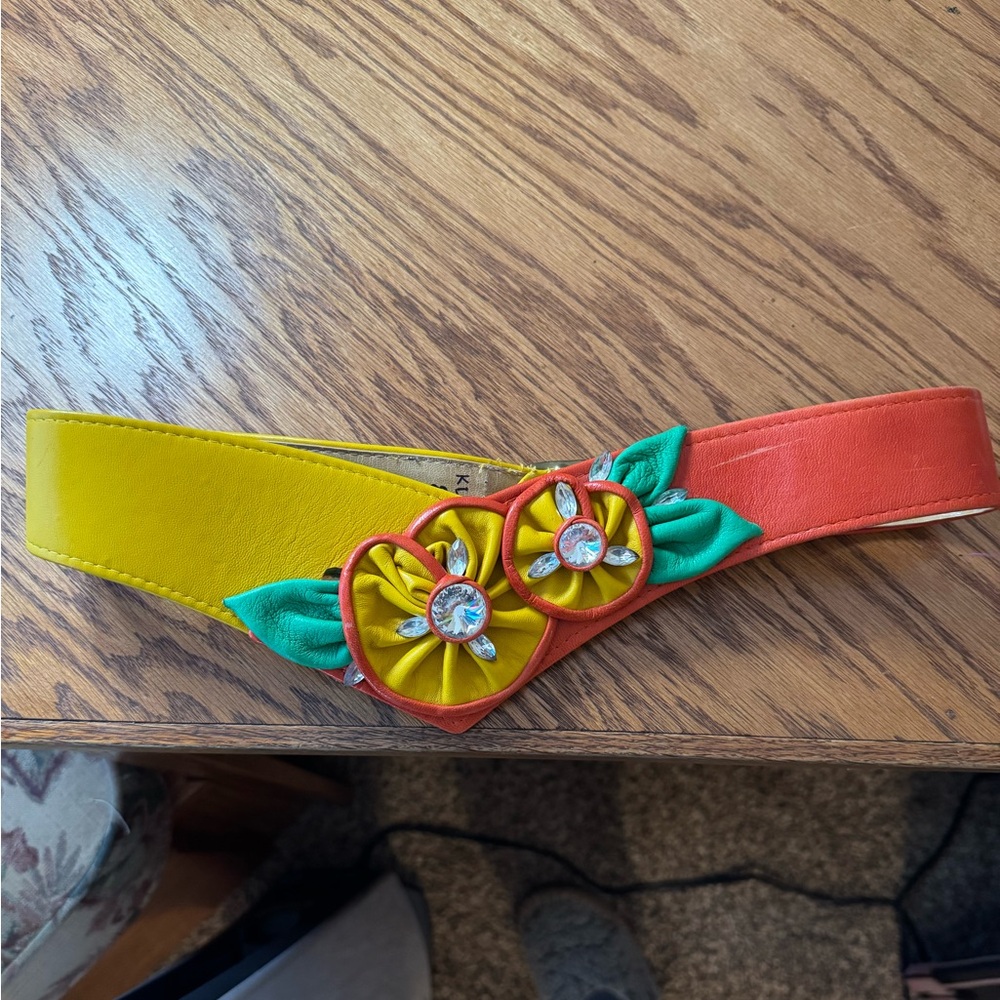 Colorful Floral Women's Belt
